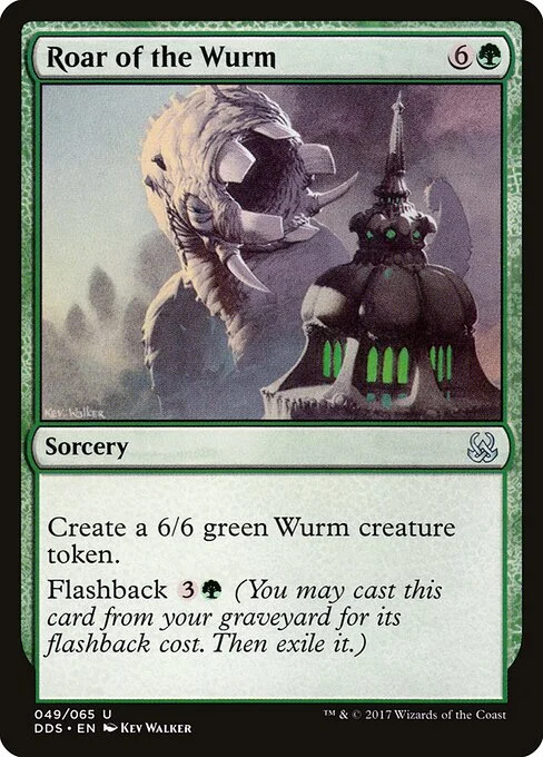 Roar of the Wurm, carta Magic di tipo Sorcery illustrata da Kev Walker