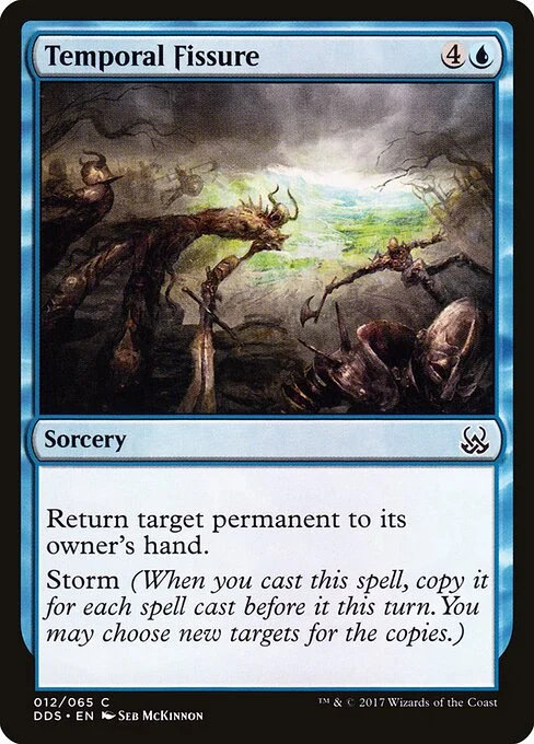 Temporal Fissure, carta Magic di tipo Sorcery illustrata da Seb McKinnon