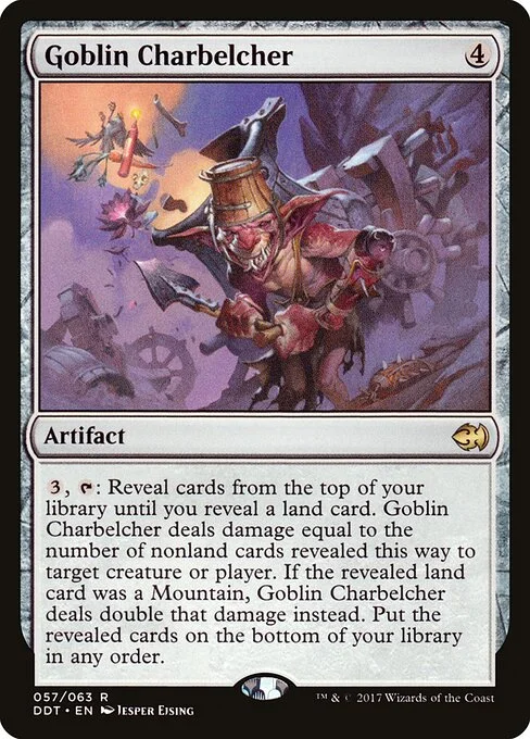 Goblin Charbelcher, carta Magic di tipo Artifact illustrata da Jesper Ejsing
