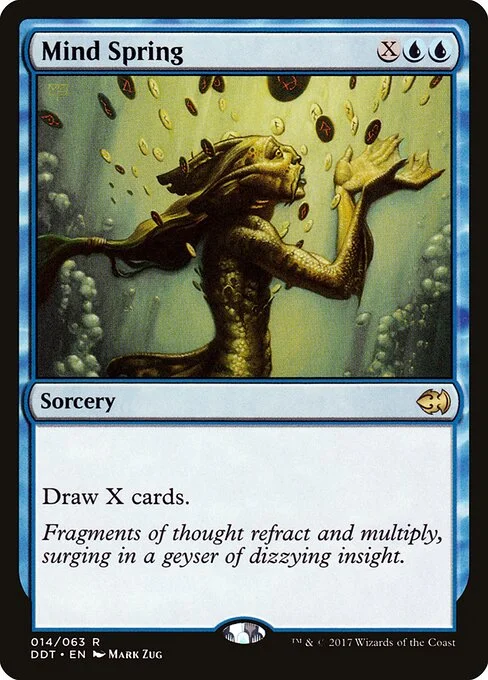 Mind Spring, carta Magic di tipo Sorcery illustrata da Mark Zug