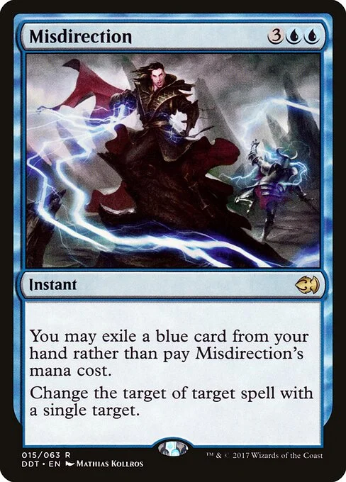Misdirection, carta Magic di tipo Instant illustrata da Mathias Kollros
