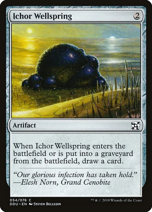 Ichor Wellspring, carta Magic di tipo Artifact illustrata da Steven Belledin