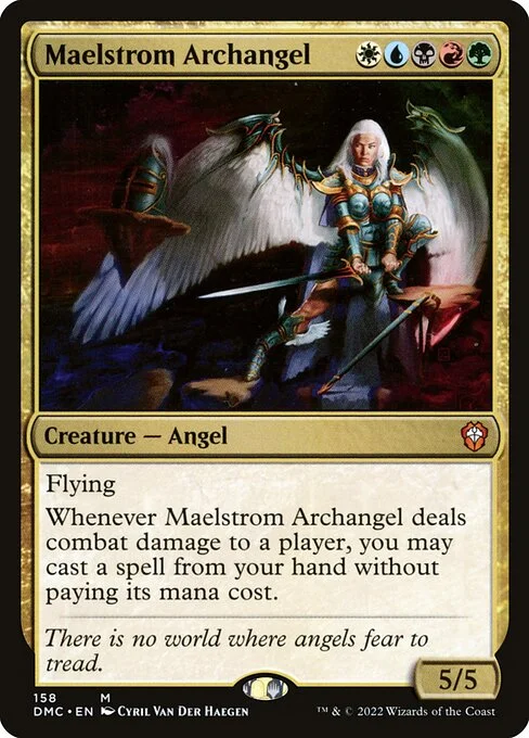 Maelstrom Archangel, carta Magic di tipo Creature — Angel illustrata da Cyril Van Der Haegen