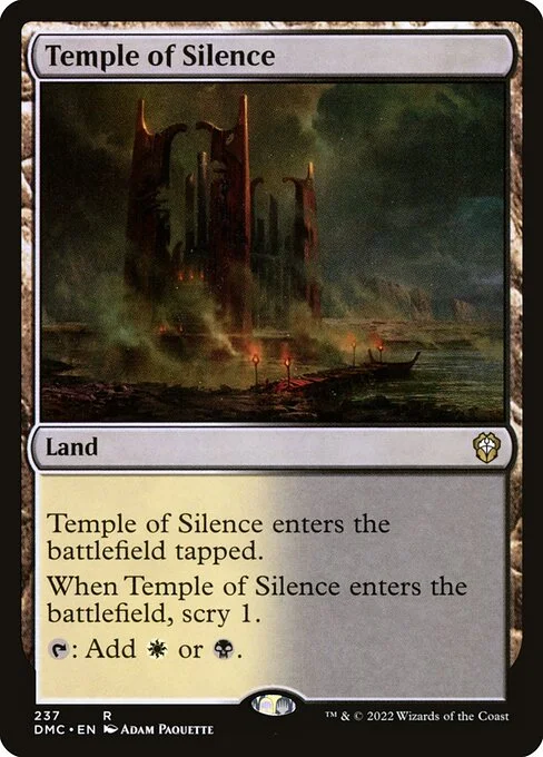 Temple of Silence, carta Magic di tipo Land illustrata da Adam Paquette