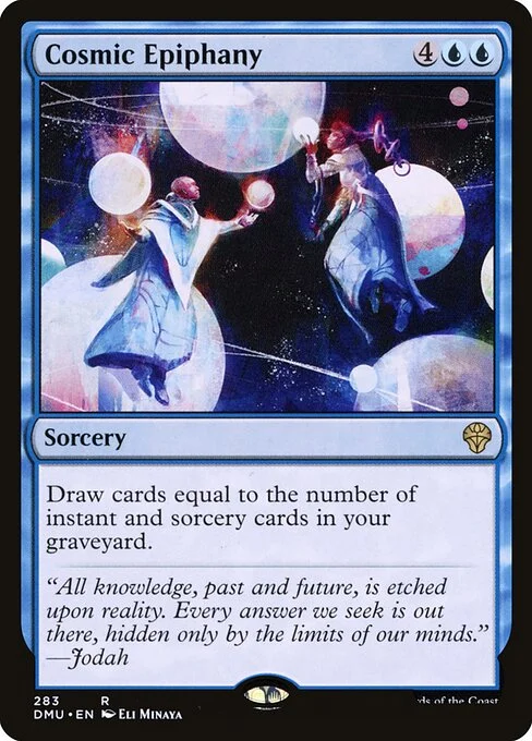Cosmic Epiphany, carta Magic di tipo Sorcery illustrata da Eli Minaya