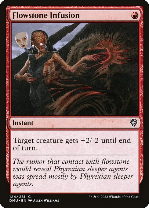 Flowstone Infusion, carta Magic di tipo Instant illustrata da Allen Williams