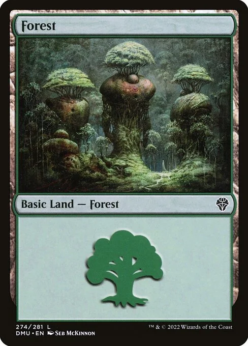 Forest, carta Magic di tipo Basic Land — Forest illustrata da Seb McKinnon