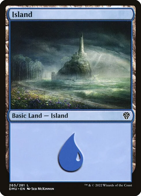 Island, carta Magic di tipo Basic Land — Island illustrata da Seb McKinnon