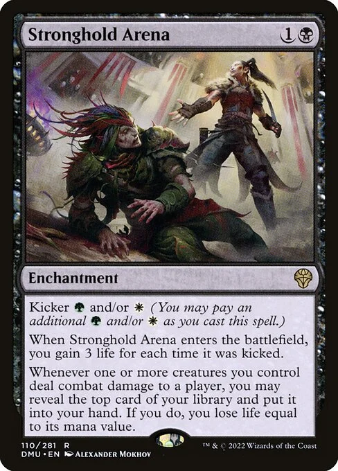 Stronghold Arena, carta Magic di tipo Enchantment illustrata da Alexander Mokhov