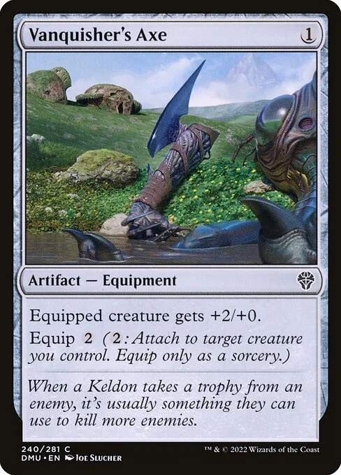 Vanquisher's Axe, carta Magic di tipo Artifact — Equipment illustrata da Joe Slucher