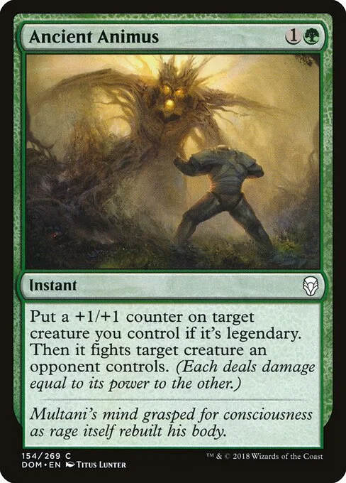Ancient Animus, carta Magic di tipo Instant illustrata da Titus Lunter