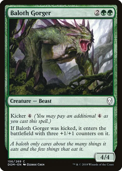 Baloth Gorger, carta Magic di tipo Creature — Beast illustrata da Zezhou Chen