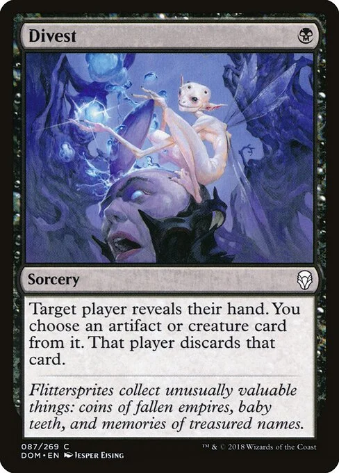 Divest, carta Magic di tipo Sorcery illustrata da Jesper Ejsing