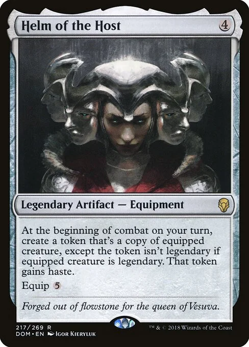 Helm of the Host, carta Magic di tipo Legendary Artifact — Equipment illustrata da Igor Kieryluk