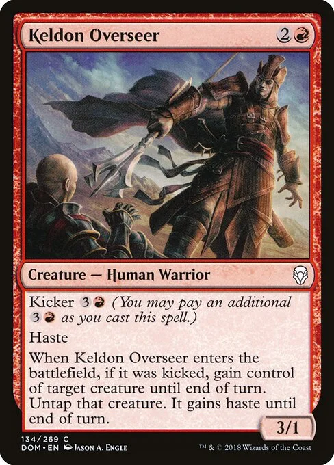 Keldon Overseer, carta Magic di tipo Creature — Human Warrior illustrata da Jason A. Engle