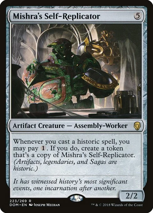Mishra's Self-Replicator, carta Magic di tipo Artifact Creature — Assembly-Worker illustrata da Joseph Meehan