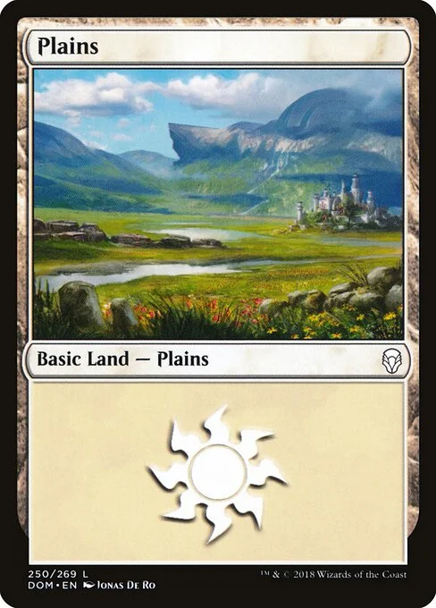 Plains, carta Magic di tipo Basic Land — Plains illustrata da Jonas De Ro