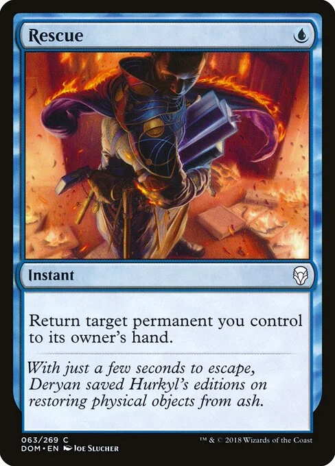 Rescue, carta Magic di tipo Instant illustrata da Joe Slucher