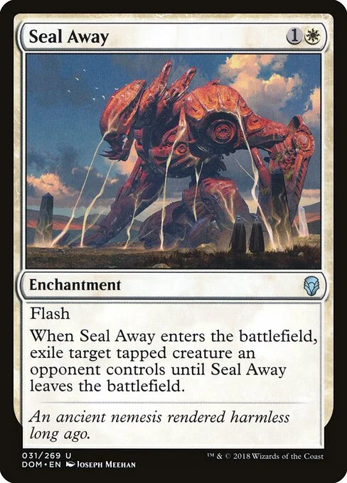 Seal Away, carta Magic di tipo Enchantment illustrata da Joseph Meehan