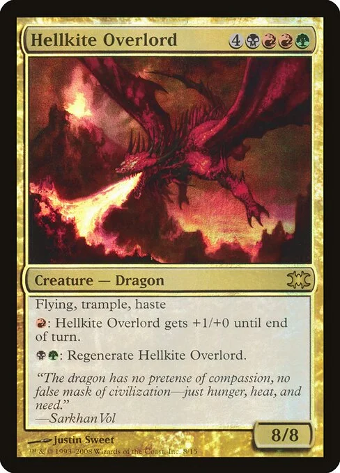 Hellkite Overlord, carta Magic di tipo Creature — Dragon illustrata da Justin Sweet