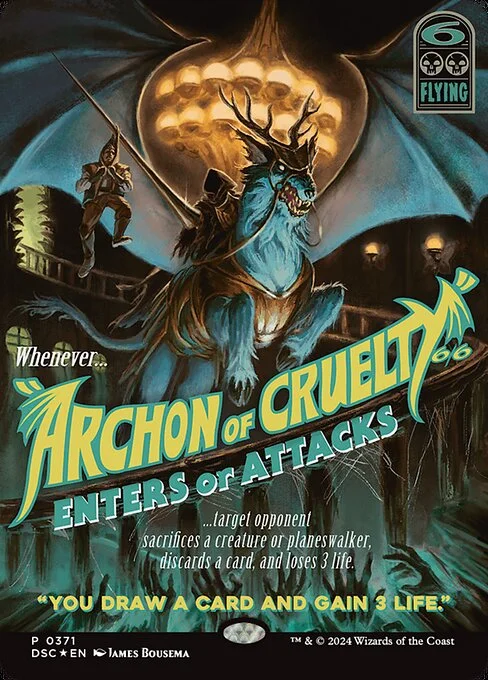 Archon of Cruelty, carta Magic di tipo Creature — Archon illustrata da James Bousema
