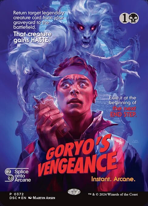 Goryo's Vengeance, carta Magic di tipo Instant — Arcane illustrata da Martin Ansin