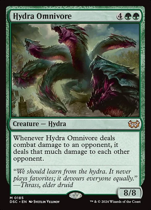 Hydra Omnivore, carta Magic di tipo Creature — Hydra illustrata da Svetlin Velinov