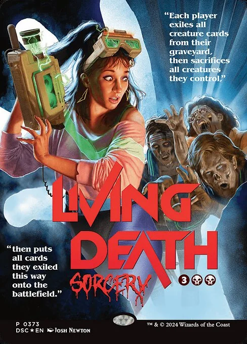 Living Death, carta Magic di tipo Sorcery illustrata da Josh Newton