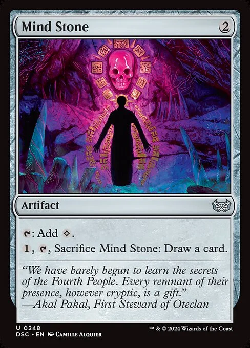 Mind Stone, carta Magic di tipo Artifact illustrata da Camille Alquier