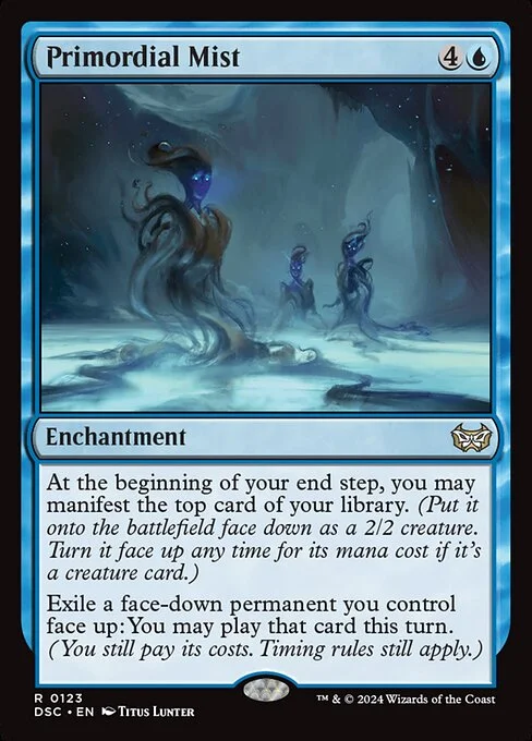 Primordial Mist, carta Magic di tipo Enchantment illustrata da Titus Lunter