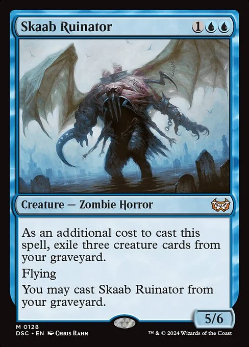 Skaab Ruinator, carta Magic di tipo Creature — Zombie Horror illustrata da Chris Rahn