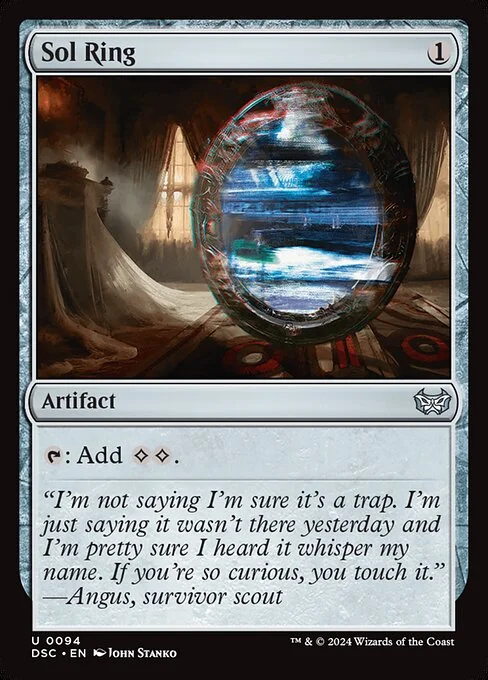 Sol Ring, carta Magic di tipo Artifact illustrata da John Stanko