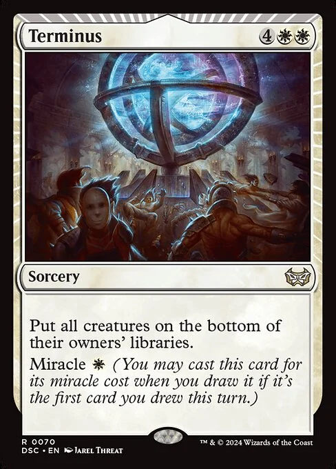 Terminus, carta Magic di tipo Sorcery illustrata da Jarel Threat
