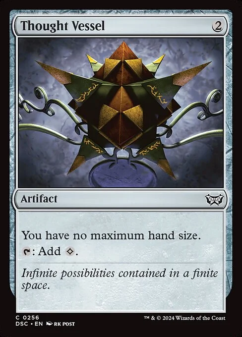 Thought Vessel, carta Magic di tipo Artifact illustrata da rk post