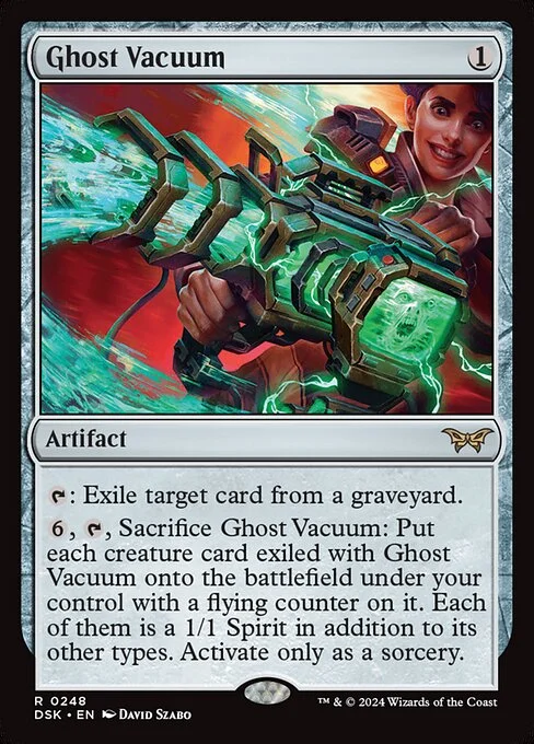 Ghost Vacuum, carta Magic di tipo Artifact illustrata da David Szabo