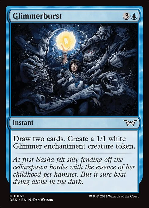Glimmerburst, carta Magic di tipo Instant illustrata da Dan Watson