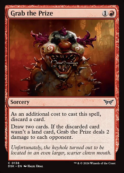 Grab the Prize, carta Magic di tipo Sorcery illustrata da Halil Ural