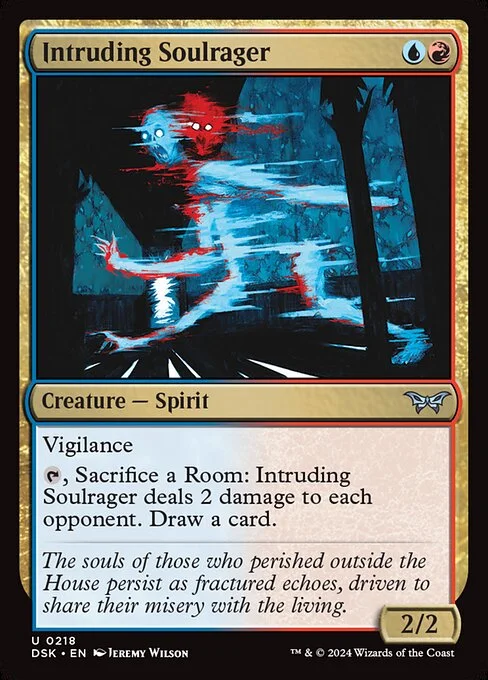 Intruding Soulrager, carta Magic di tipo Creature — Spirit illustrata da Jeremy Wilson