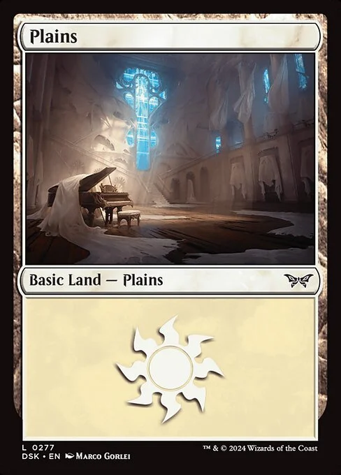 Plains, carta Magic di tipo Basic Land — Plains illustrata da Marco Gorlei