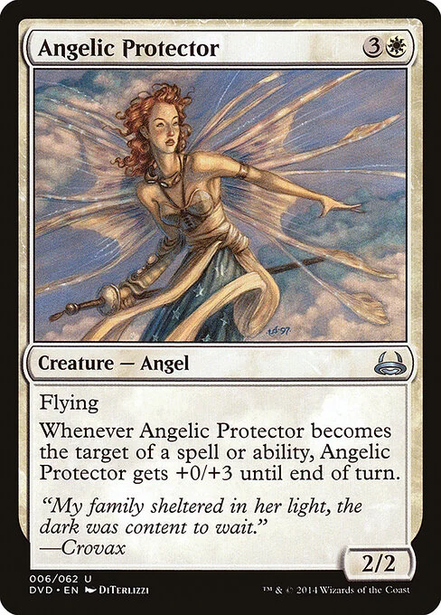 Angelic Protector, carta Magic di tipo Creature — Angel illustrata da DiTerlizzi