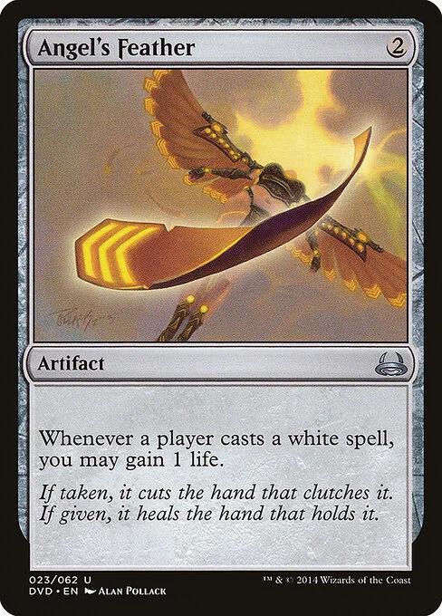 Angel's Feather, carta Magic di tipo Artifact illustrata da Alan Pollack