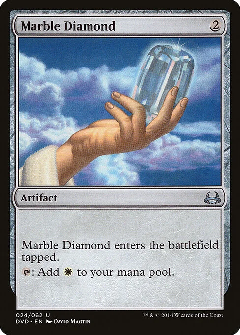 Marble Diamond, carta Magic di tipo Artifact illustrata da David Martin