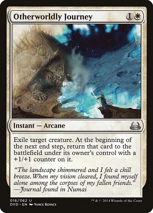 Otherworldly Journey, carta Magic di tipo Instant — Arcane illustrata da Vance Kovacs