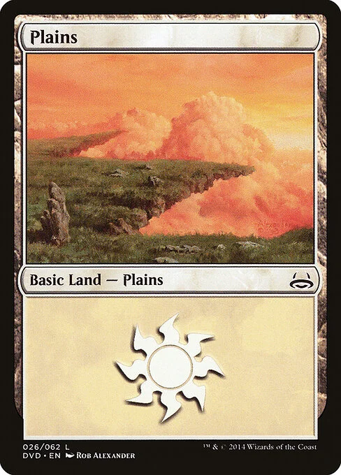 Plains, carta Magic di tipo Basic Land — Plains illustrata da Rob Alexander