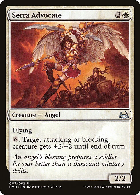 Serra Advocate, carta Magic di tipo Creature — Angel illustrata da Matthew D. Wilson