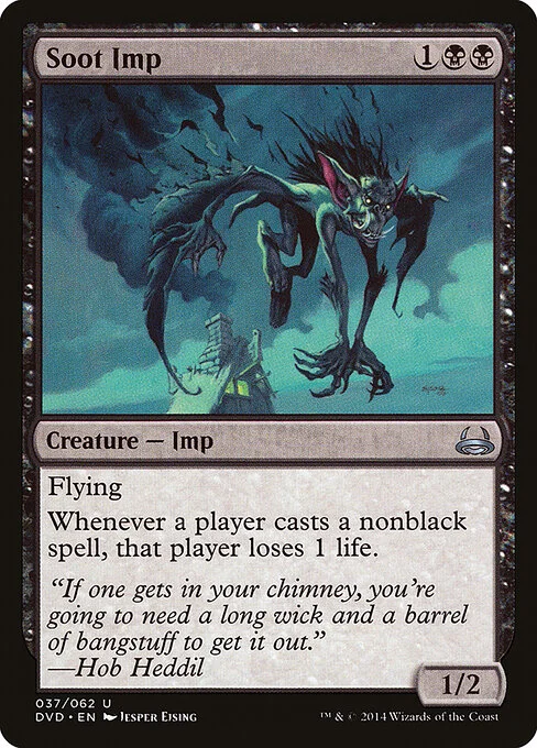Soot Imp, carta Magic di tipo Creature — Imp illustrata da Jesper Ejsing