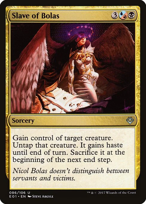 Slave of Bolas, carta Magic di tipo Sorcery illustrata da Steve Argyle