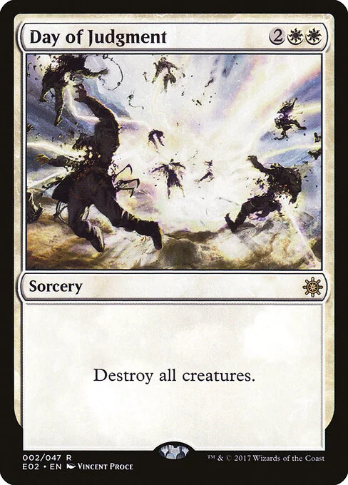 Day of Judgment, carta Magic di tipo Sorcery illustrata da Vincent Proce