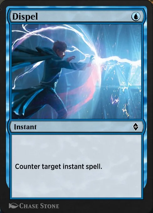 Dispel, carta Magic di tipo Instant illustrata da Chase Stone