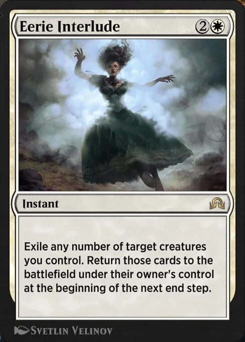 Eerie Interlude, carta Magic di tipo Instant illustrata da Svetlin Velinov